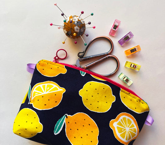 Lined Zipper Pouch Tutorial