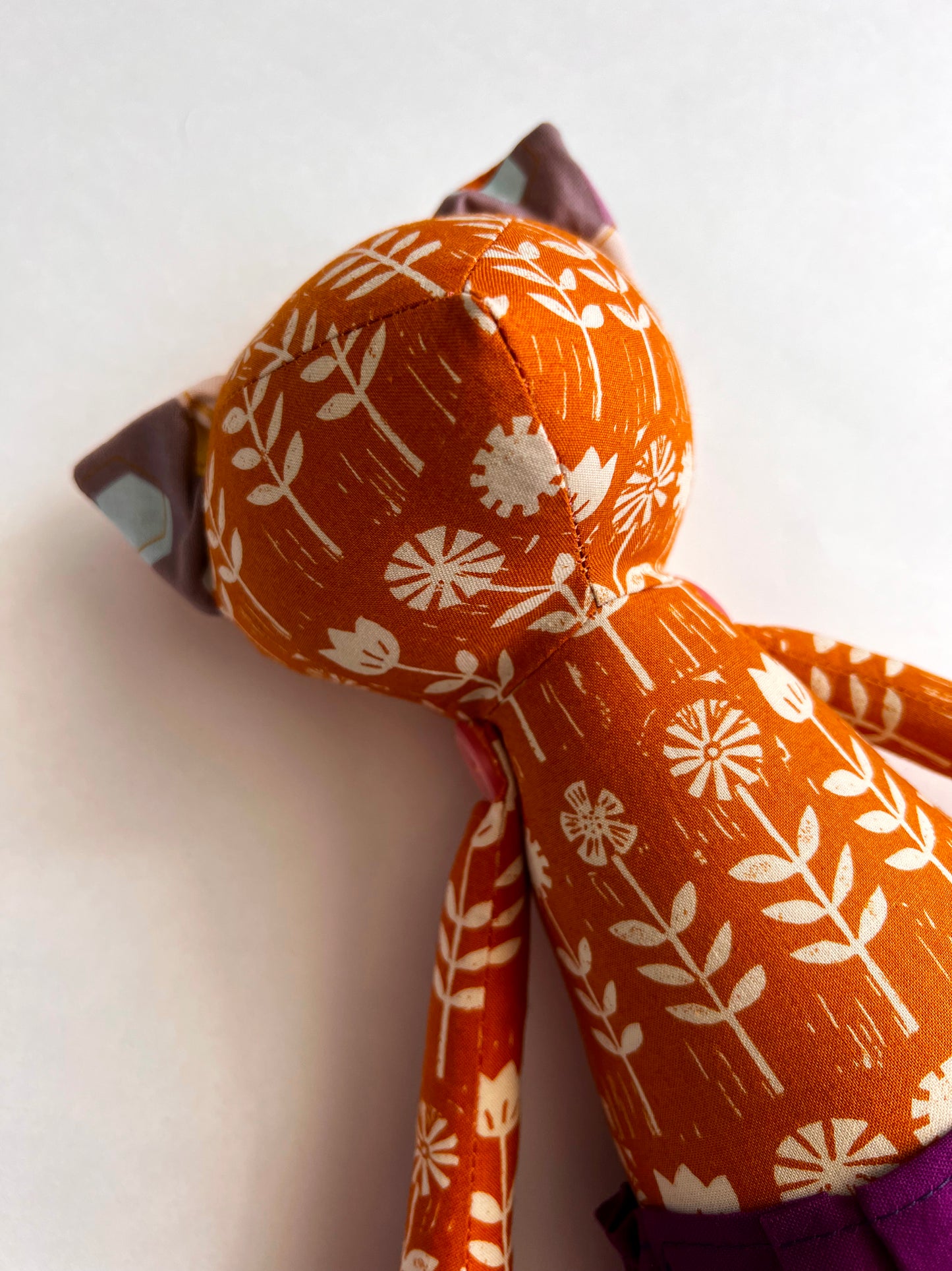 Kitty Cat Doll - Block Print
