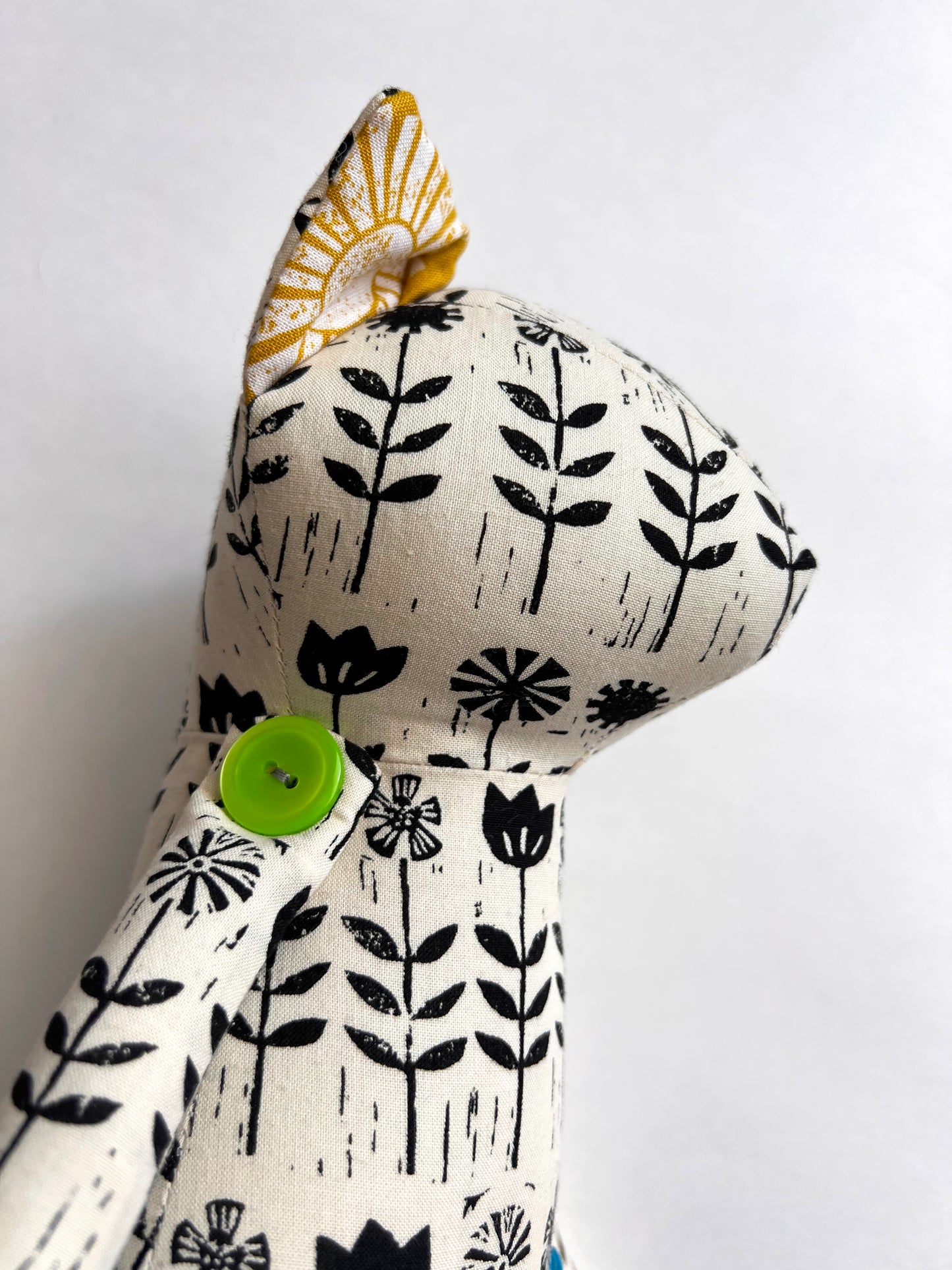 Kitty Cat Doll - Block Print