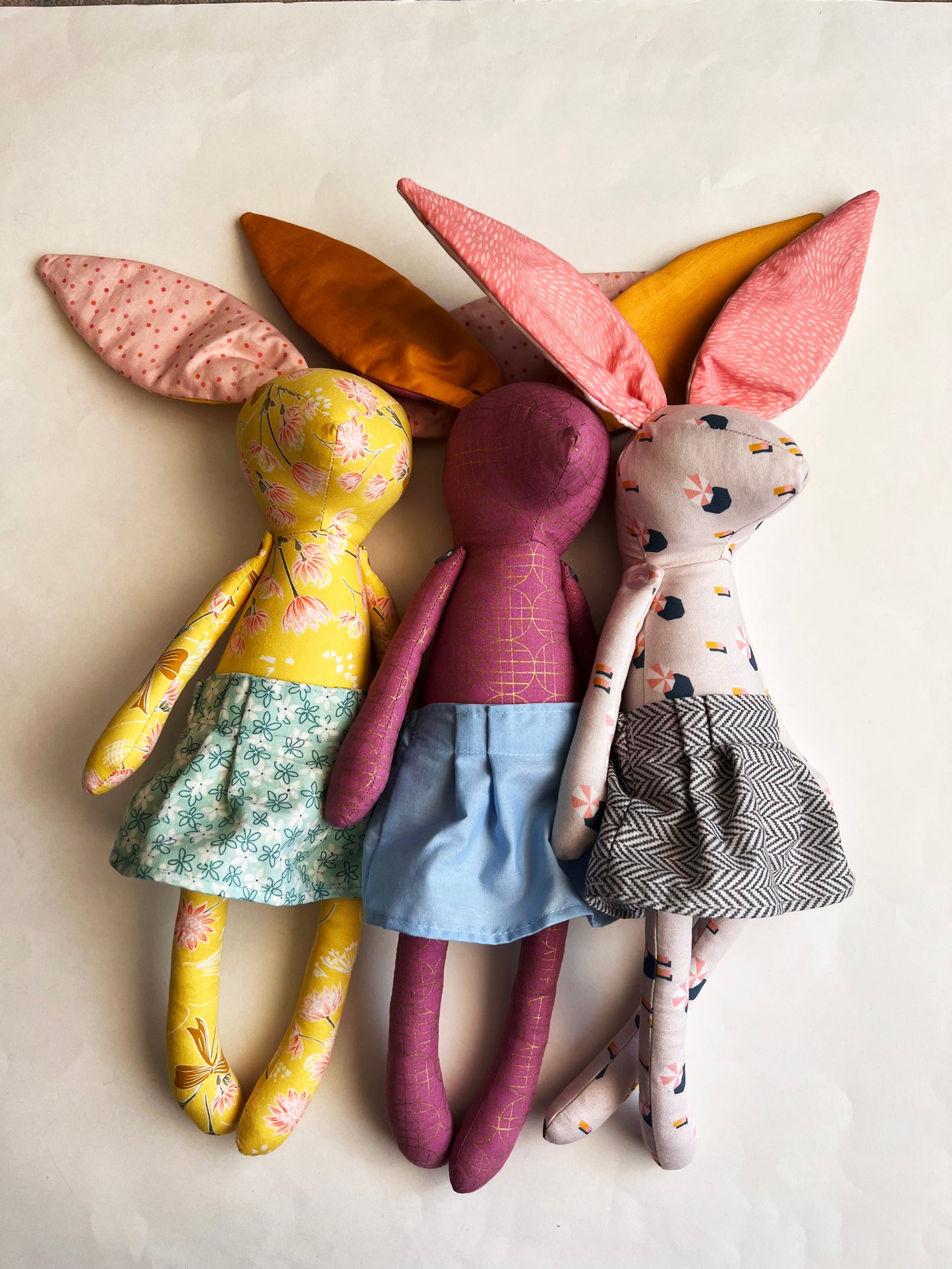 Bunny Rabbit Doll - Pink Summer