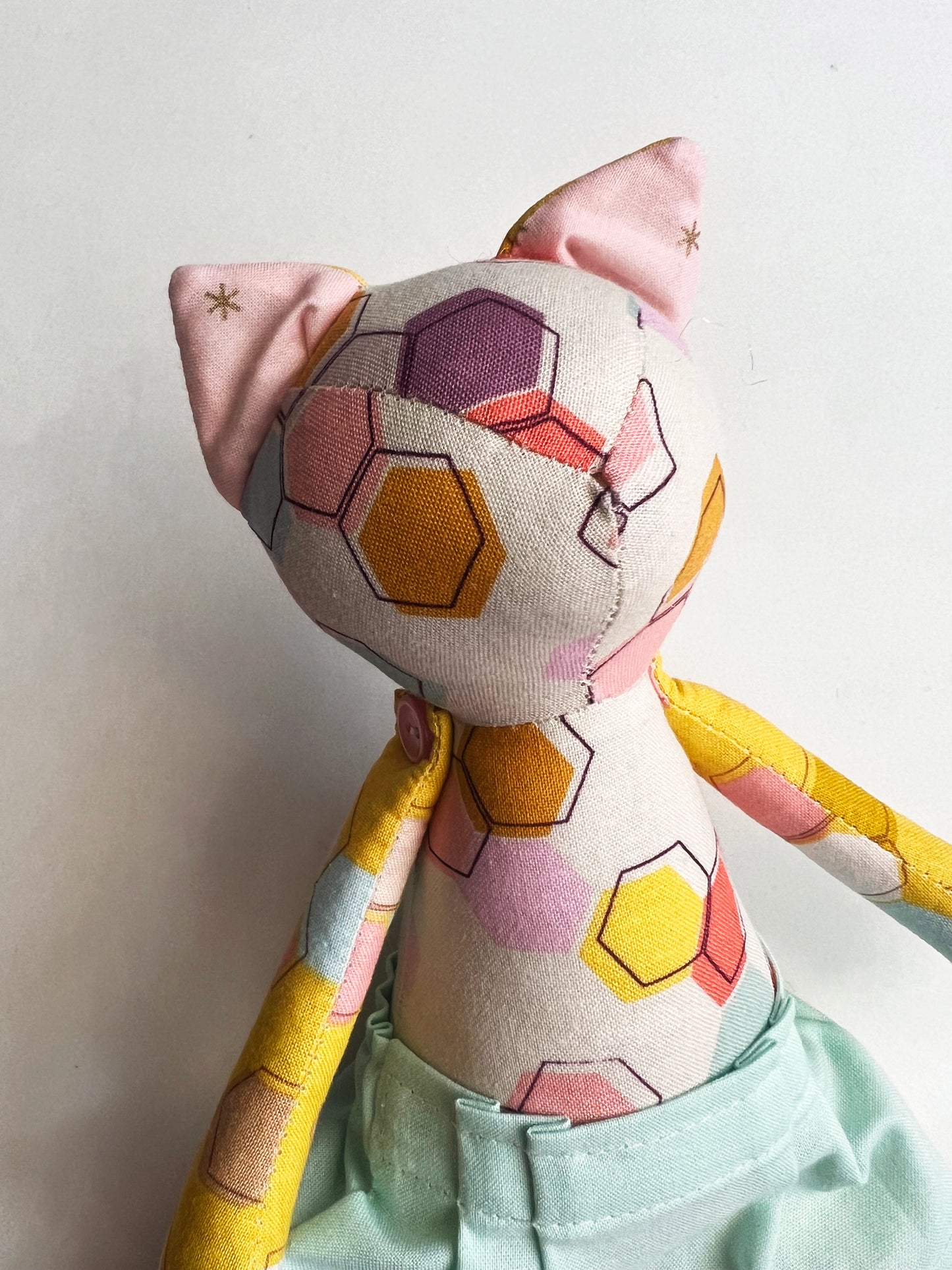 Kitty Cat Doll, Mini - Honey Bee