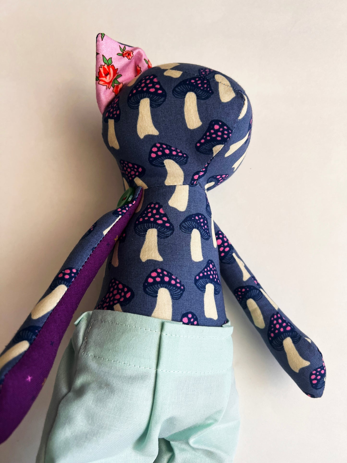 Kitty Cat Doll - Mushrooms