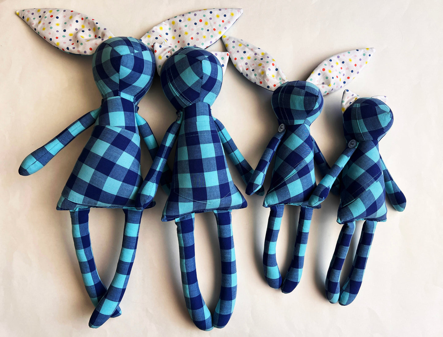 Reclaimed Doll - Blue Blocks