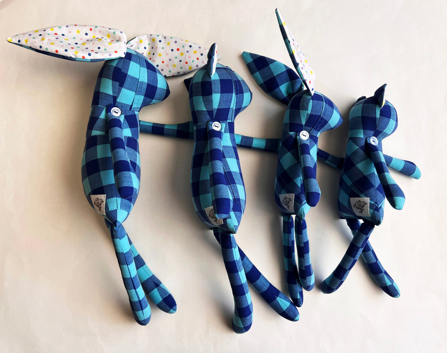 Reclaimed Doll - Blue Blocks