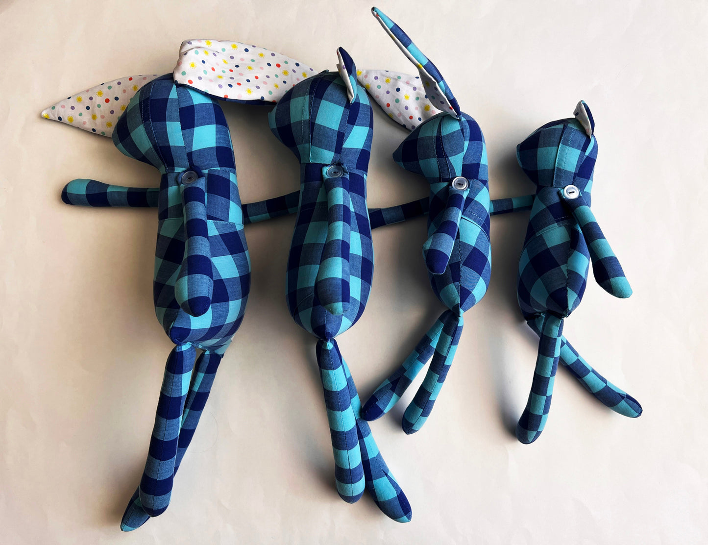 Reclaimed Doll - Blue Blocks