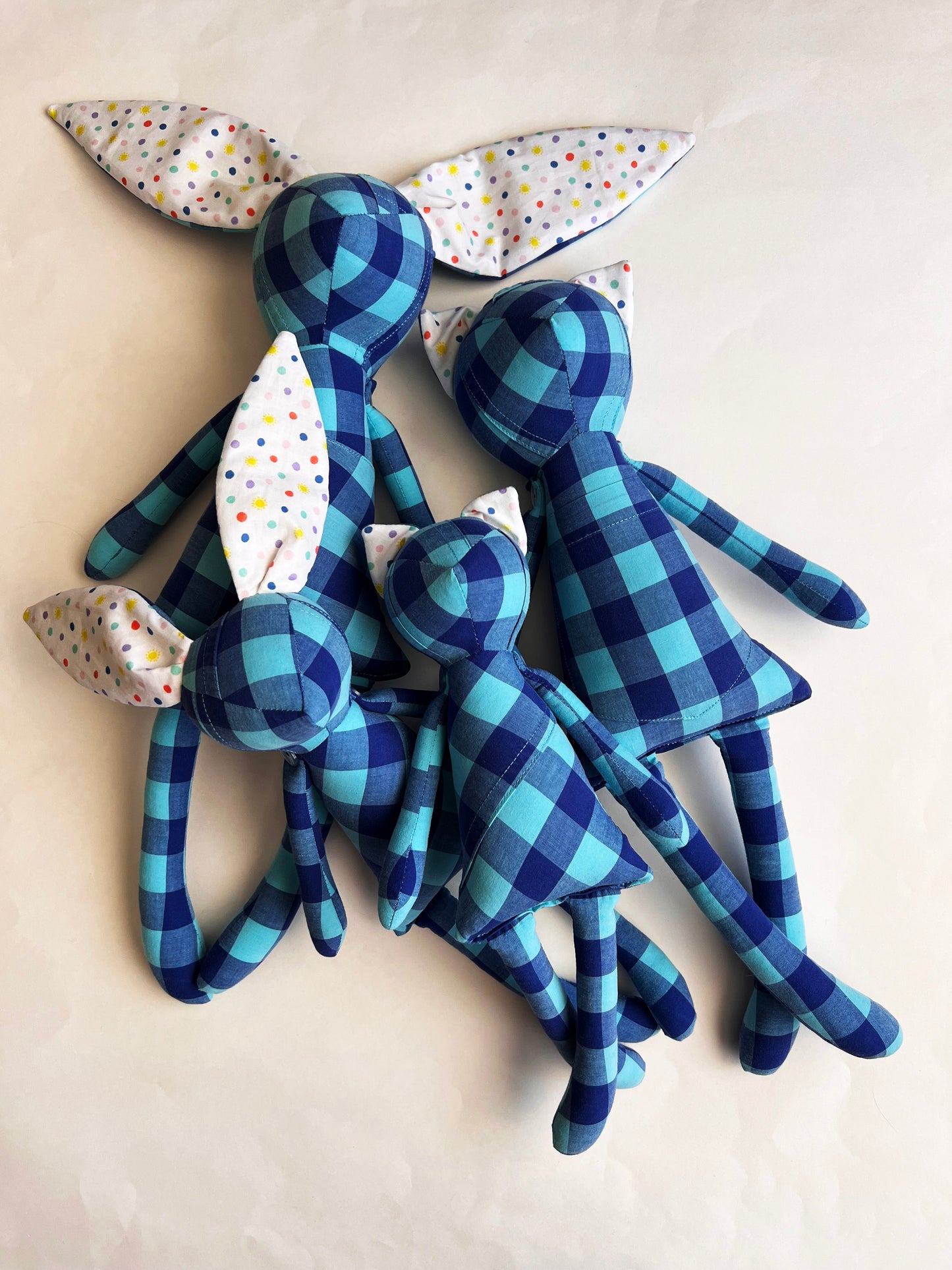 Reclaimed Doll - Blue Blocks