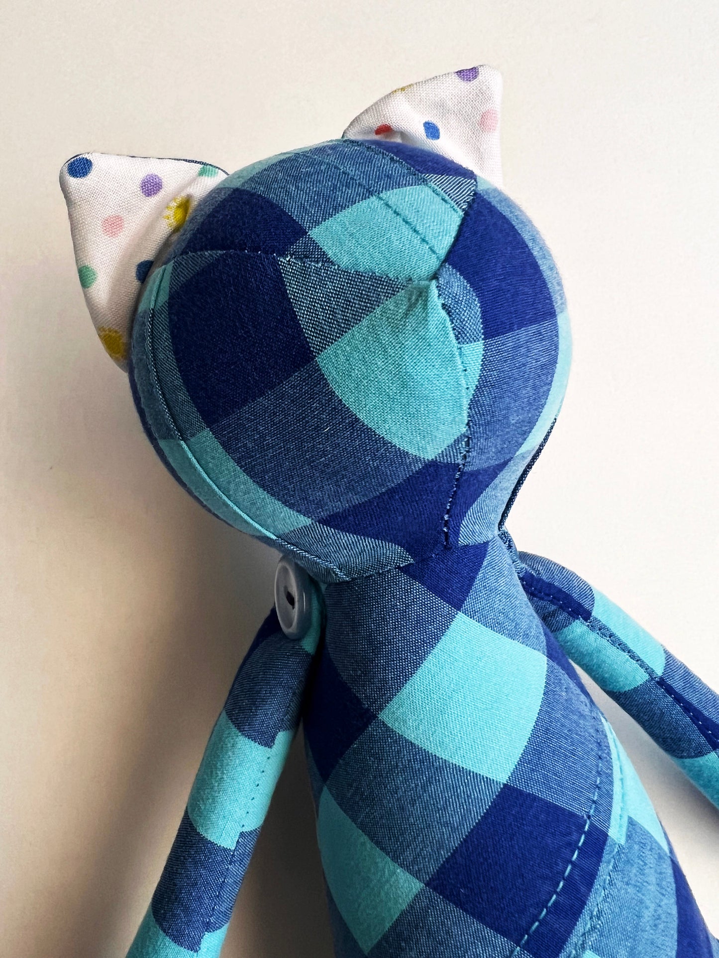 Reclaimed Doll - Blue Blocks