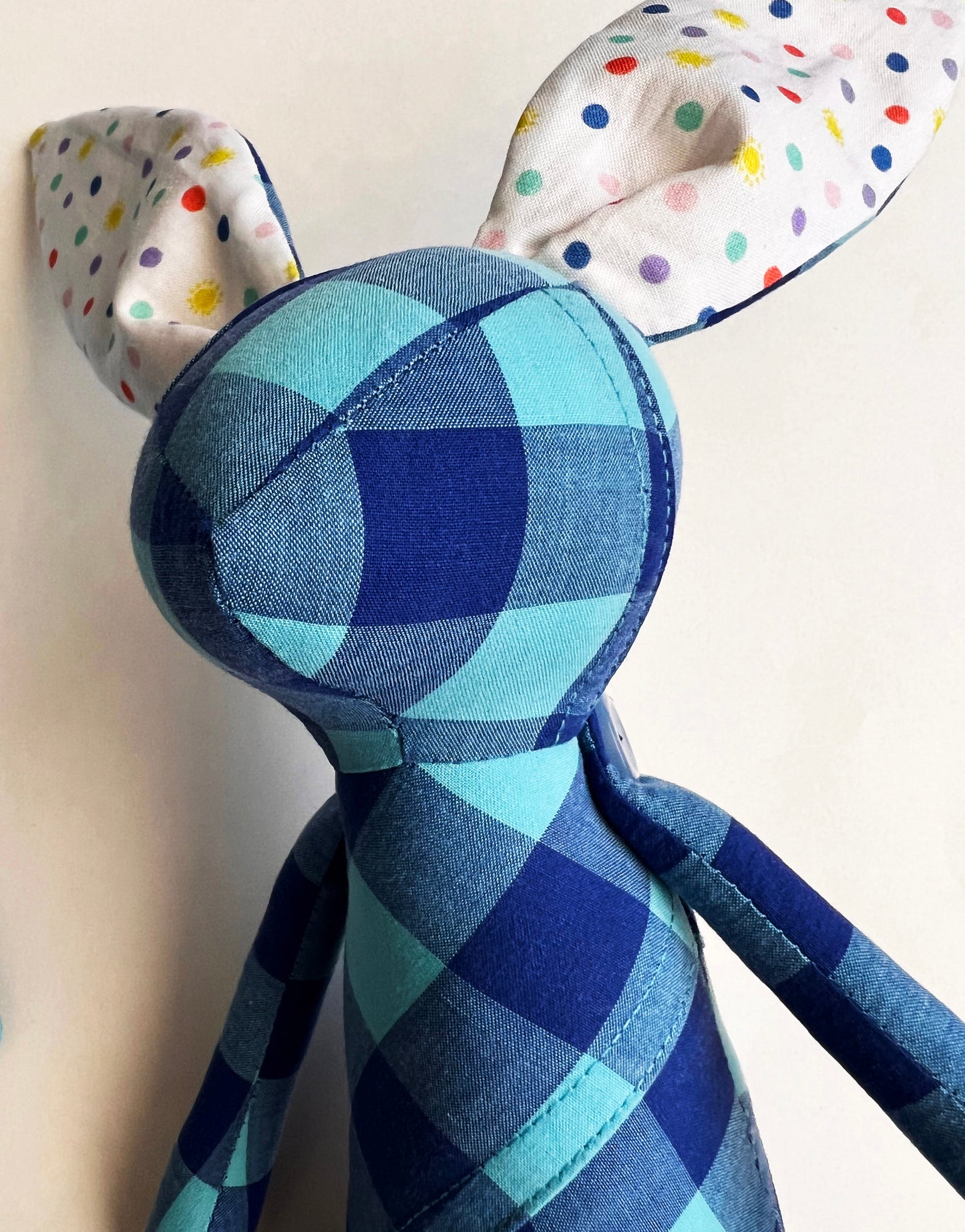 Reclaimed Doll - Blue Blocks