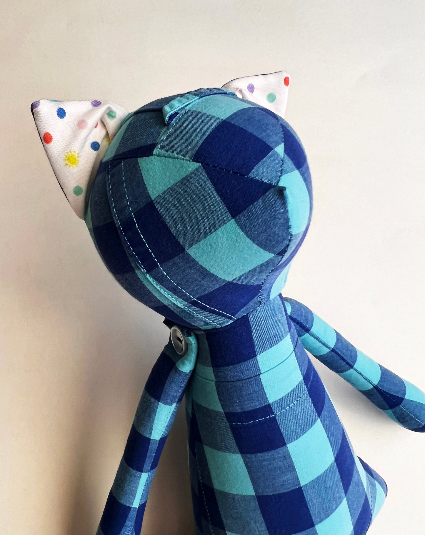 Reclaimed Doll - Blue Blocks