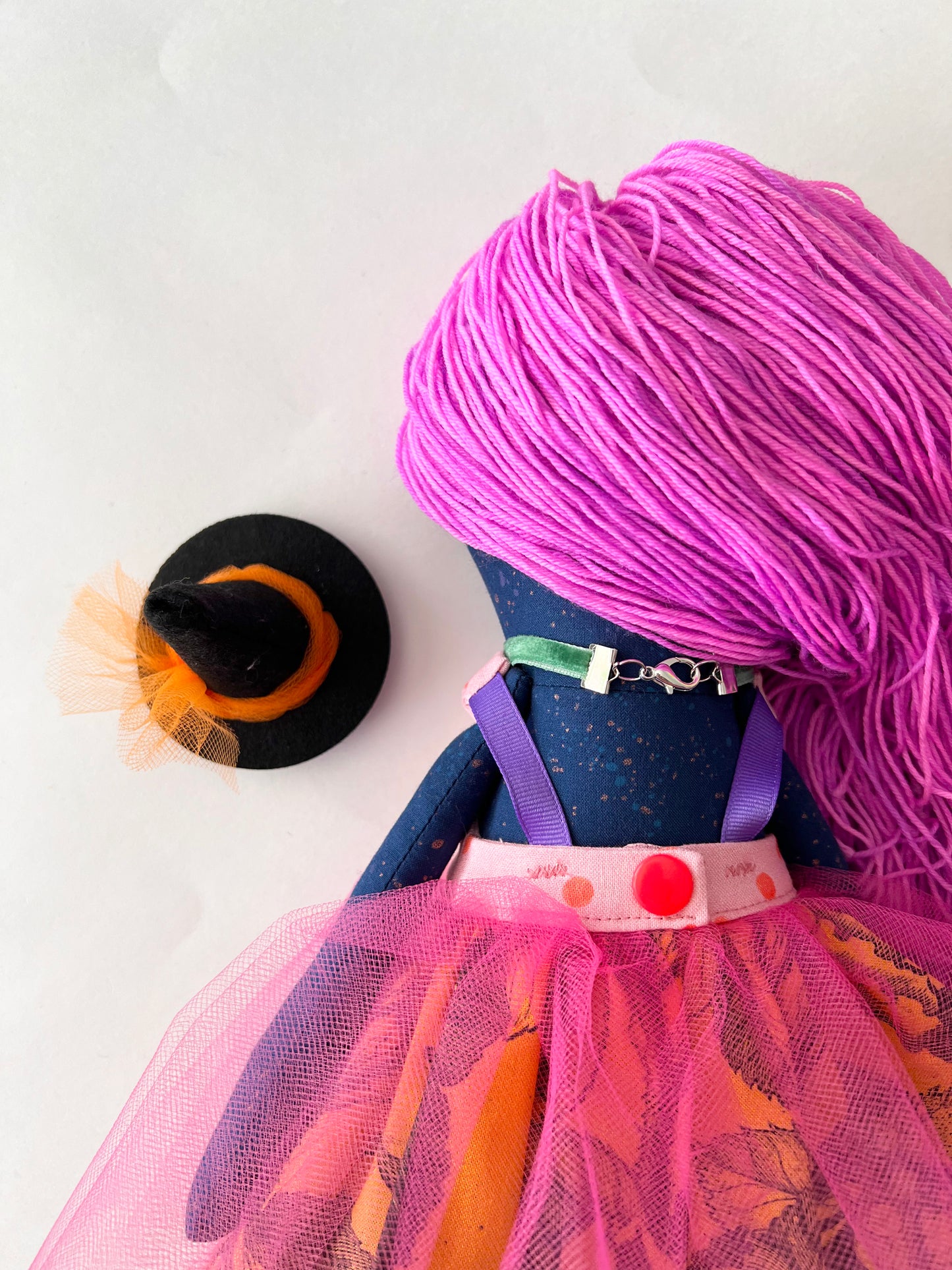Cloth Halloween Doll - Minerva