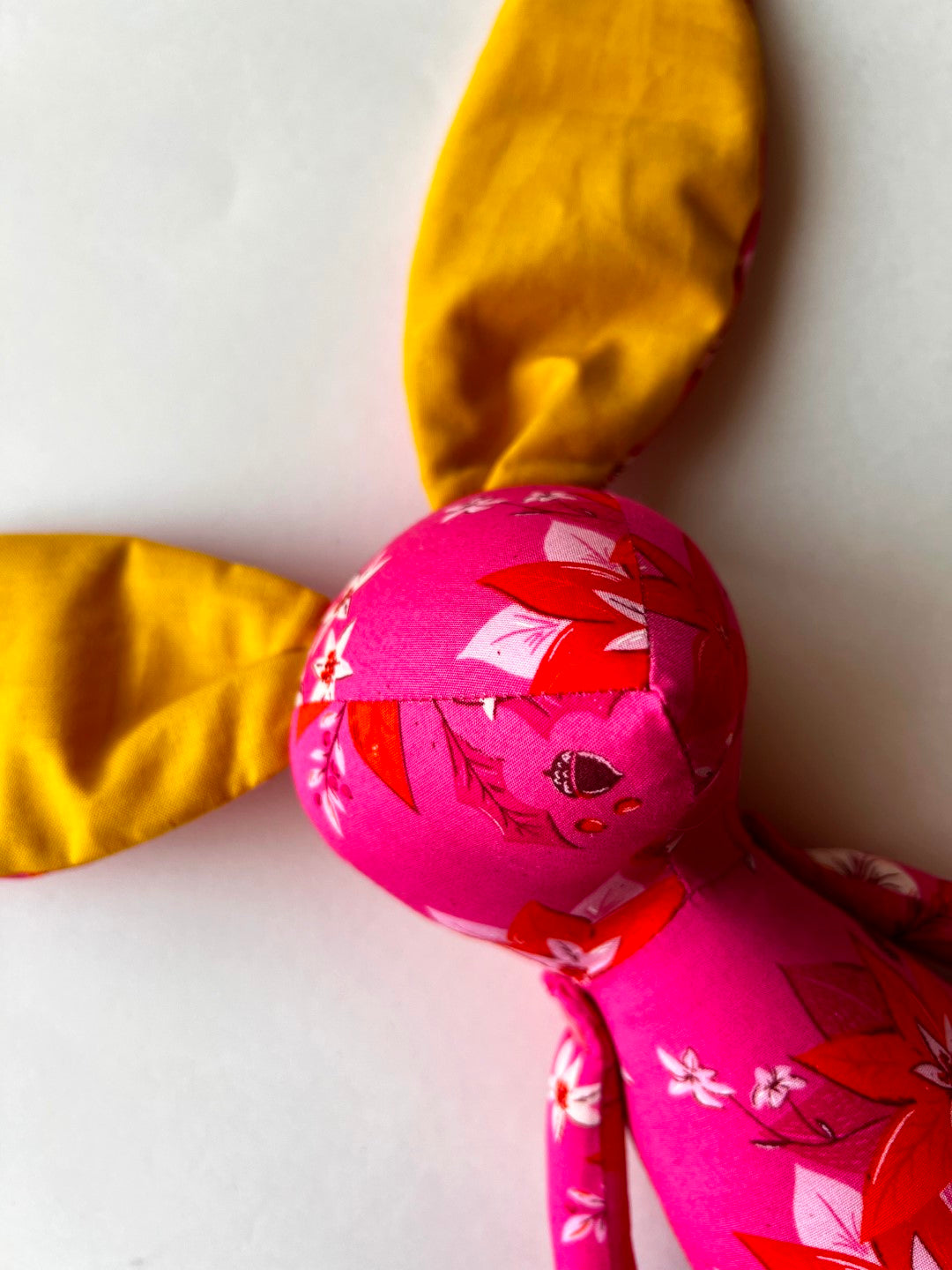 Bunny Rabbit Doll - Poinsettia