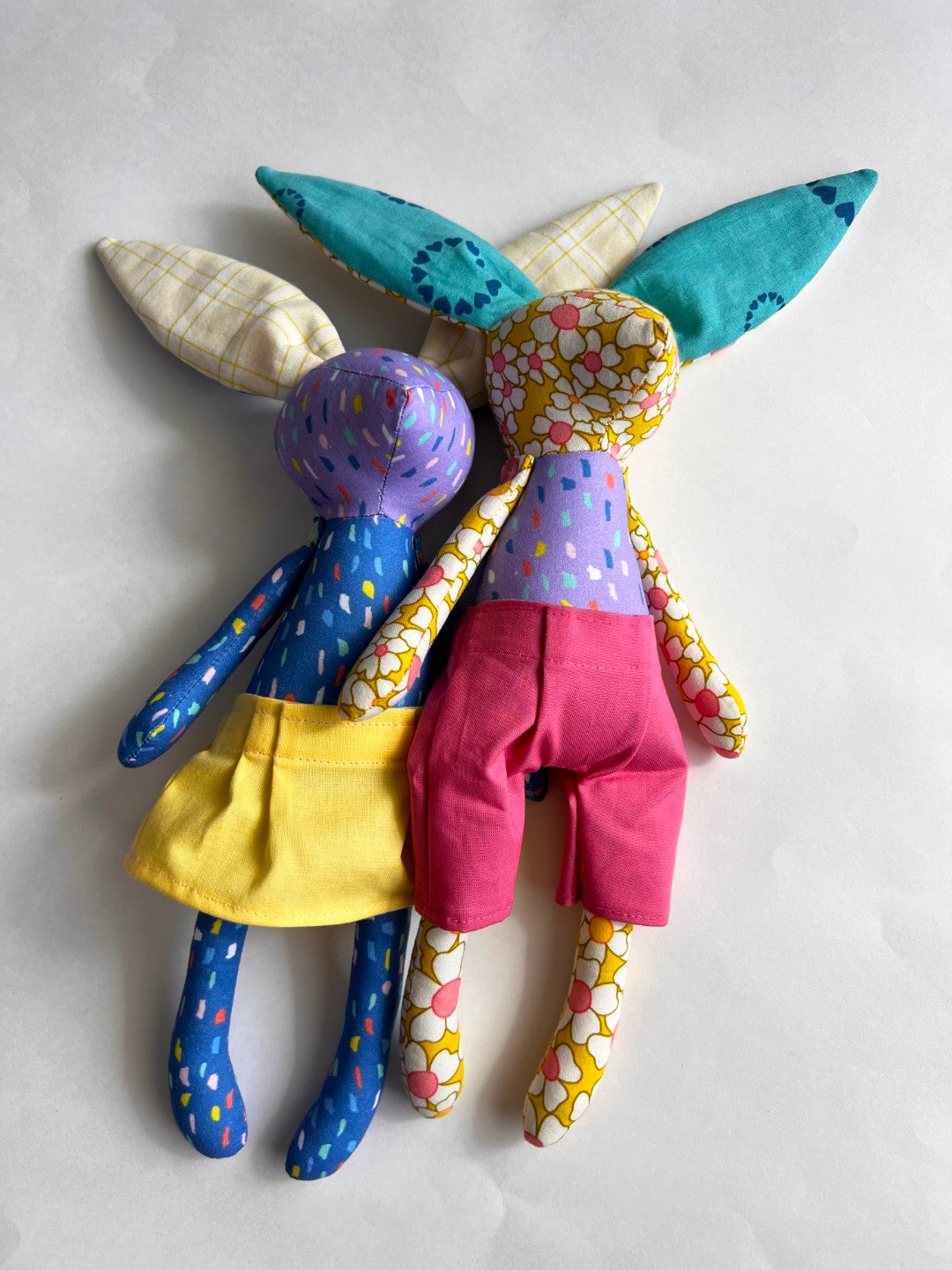 Bunny Rabbit Doll, Mini - Rainbow Rain