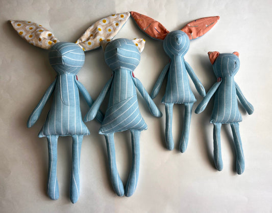 Reclaimed Doll - Blue Stripes
