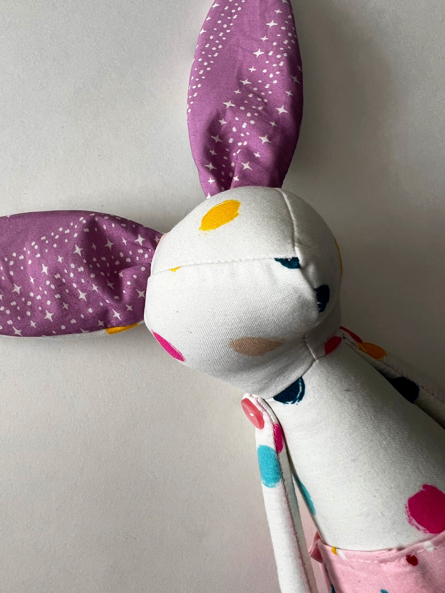 Bunny Rabbit Doll, Mini - Dots