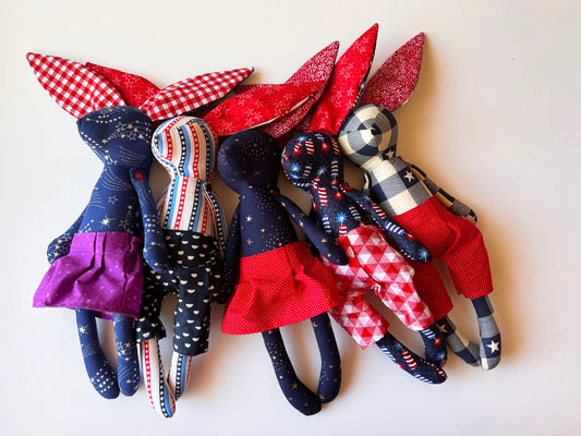 Bunny Rabbit Doll - Summer Skies